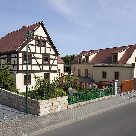 Pension Alte Schmiede Zabeltitz Exterior foto