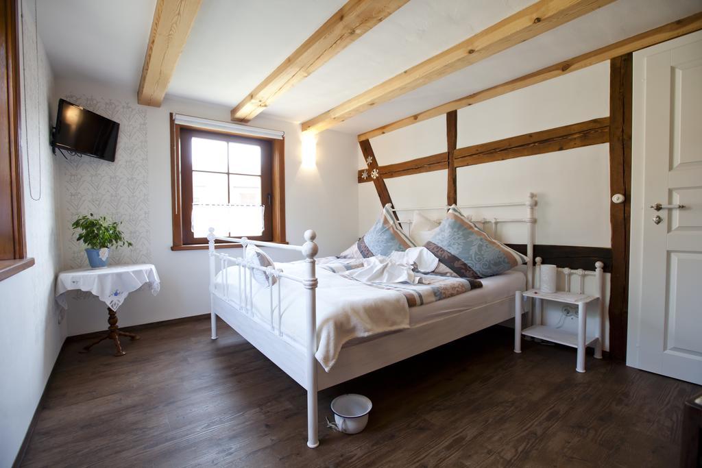 Pension Alte Schmiede Zabeltitz Habitación foto
