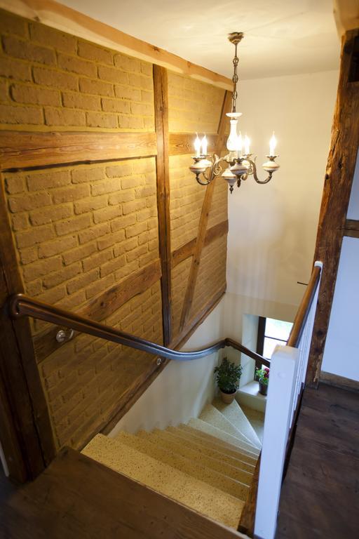 Pension Alte Schmiede Zabeltitz Exterior foto