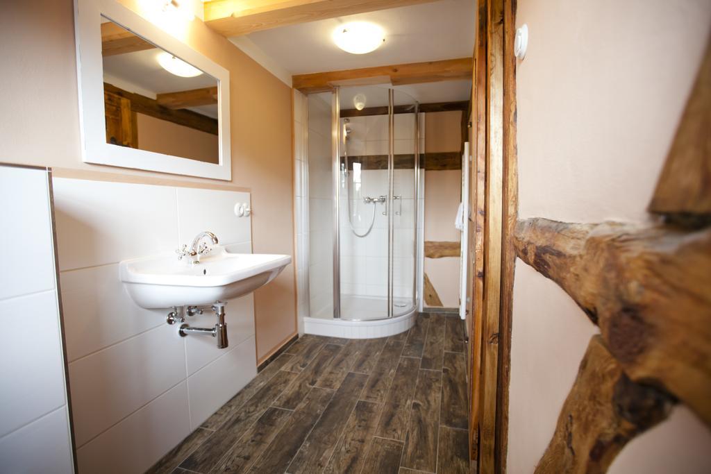 Pension Alte Schmiede Zabeltitz Habitación foto