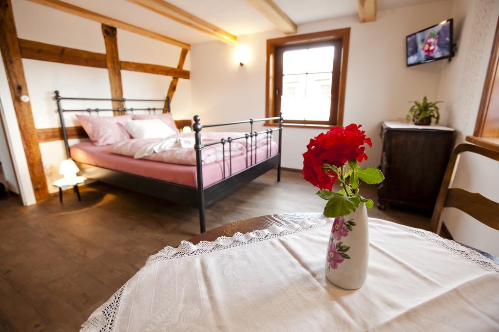 Pension Alte Schmiede Zabeltitz Habitación foto